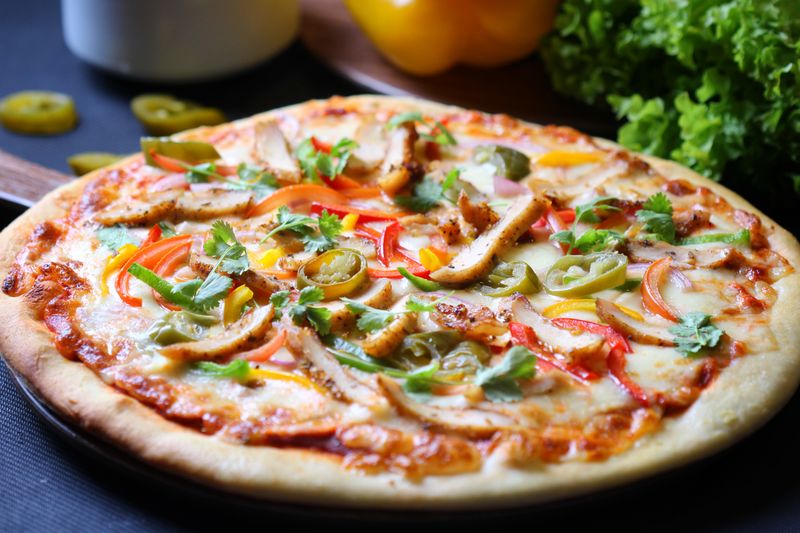 Four Cheese pizza with blend of premium cheeses